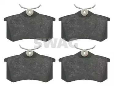 Комплект тормозных колодок, дисковый тормоз SWAG купить